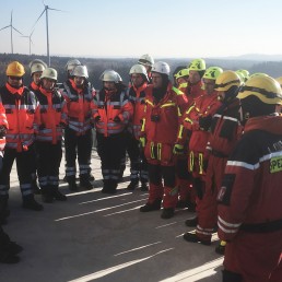 Height rescue training - news, Max Bögl Wind AG