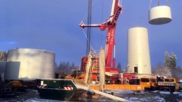 Hybrid Tower construction site - news, Max Bögl Wind AG